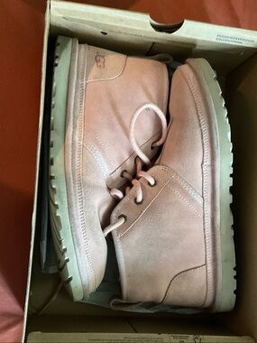 UGG Blush Suede Lace-Up Chukka Boots